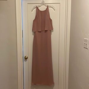 Azazie Bridesmaid Dress - Rosella style in Dusty Rose, size A8